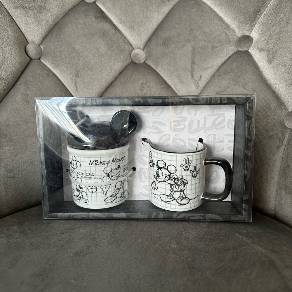 Disney Mickey Mouse Sugar and Creamer Set
